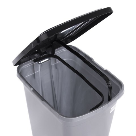 Kosz na odpady śmieci slim wąski 25 l z pokrywą Kosz na odpady śmieci slim wąski 25 l z pokrywą