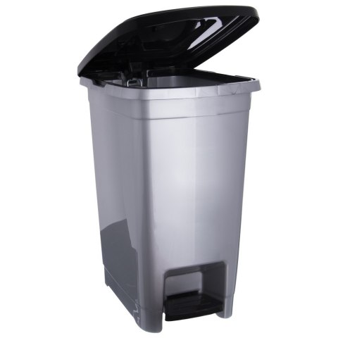 Kosz na odpady śmieci slim wąski 25 l z pokrywą Kosz na odpady śmieci slim wąski 25 l z pokrywą