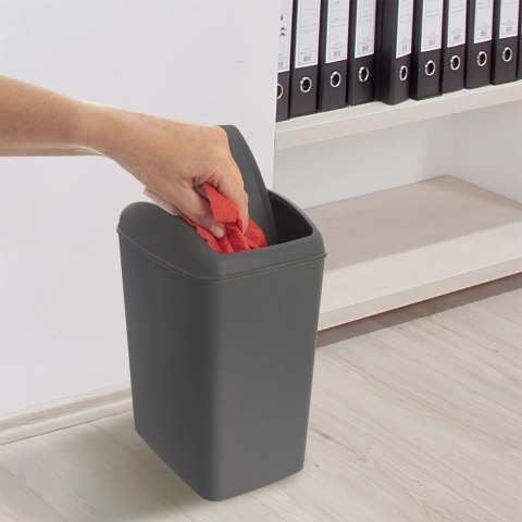 Kosz na śmieci plastikowy szary 5 l Kosz na śmieci plastikowy szary 5 l