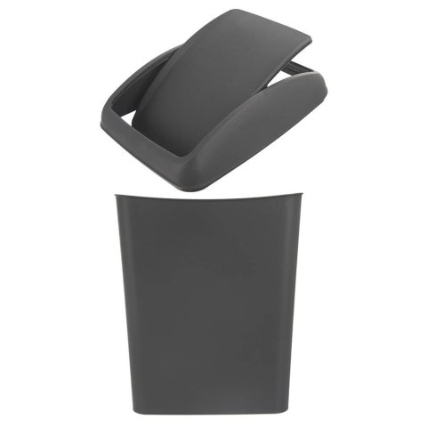 Kosz na śmieci plastikowy szary 5 l Kosz na śmieci plastikowy szary 5 l