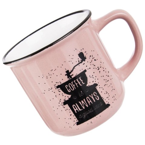 Kubek ceramiczny z uchem do kawy herbaty 370 ml Kubek ceramiczny z uchem do kawy herbaty 370 ml