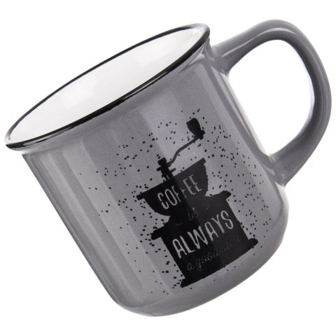 Kubek ceramiczny z uchem do kawy herbaty 370 ml Kubek ceramiczny z uchem do kawy herbaty 370 ml