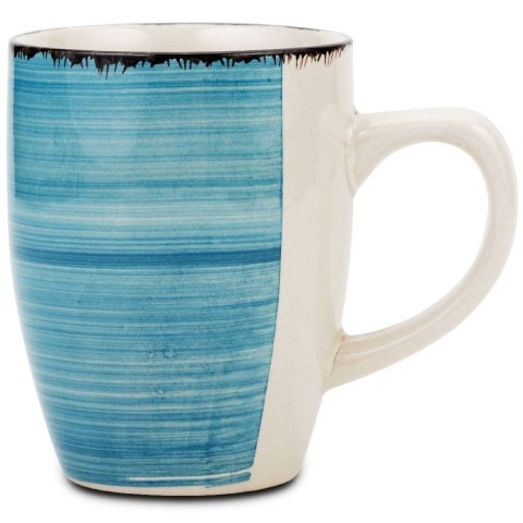 Kubek ceramiczny z uchem do picia kawy herbaty FADED BLUE 355 ml Kubek ceramiczny z uchem do picia kawy herbaty FADED BLUE 355 ml