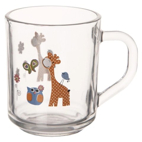 Kubek szklany ŻYRAFA 230 ml Kubek szklany ŻYRAFA 230 ml