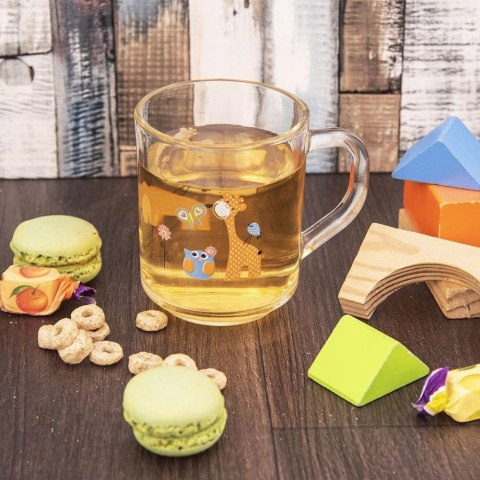 Kubek szklany ŻYRAFA 230 ml Kubek szklany ŻYRAFA 230 ml