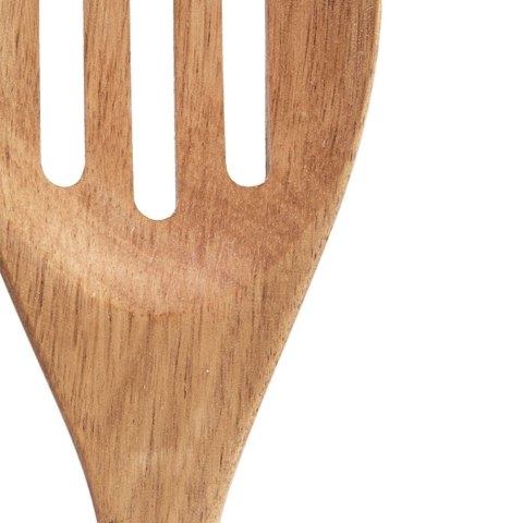 Łopatka kuchenna drewniana akacjowa ażurowa 30 cm do mieszania nakładania Łopatka kuchenna drewniana akacjowa ażurowa 30 cm do mieszania nakładania
