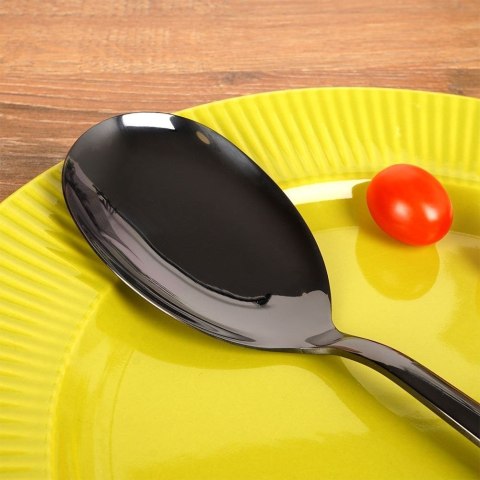 Łyżka do sałaty stalowa czarna 25 cm BLACK Łyżka do sałaty stalowa czarna 25 cm BLACK