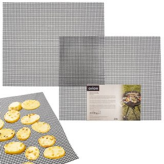 Mata teflonowa nieprzywierająca na grilla do pieczenia zestaw 2 szt. 40x33 cm