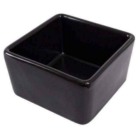 Miseczki miski do dipów na przekąski ceramiczna czarna zestaw 2 szt. Miseczki miski do dipów na przekąski ceramiczna czarna zestaw 2 szt.