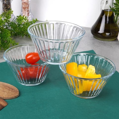 Miseczki szklane 11,5cm, 270 ml 3 szt. Miseczki szklane 11,5cm, 270 ml 3 szt.
