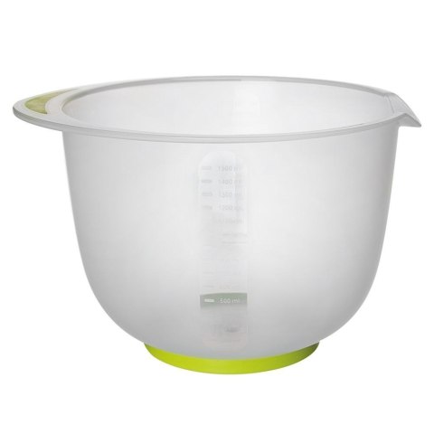 Miska do mieszania miksowania ubijania z uchwytem miarką antypoślizgowa 1,5 l Miska do mieszania miksowania ubijania z uchwytem miarką antypoślizgowa 1,5 l