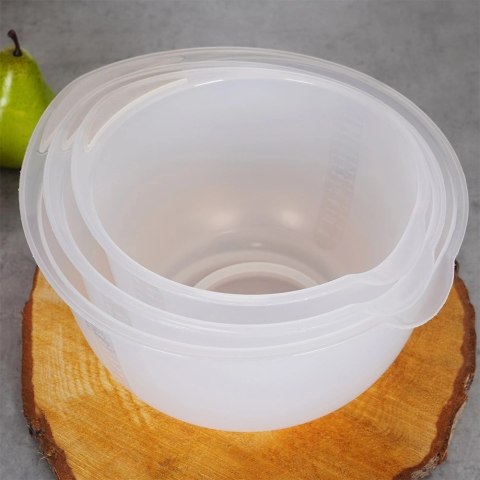 Miska kuchenna do miksowania z miarką 1,5 / 2 / 2,5 l 3 szt. Miska kuchenna do miksowania z miarką 1,5 / 2 / 2,5 l 3 szt.