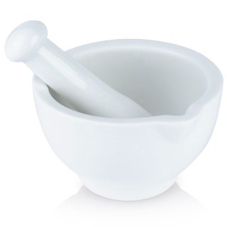 Moździerz do przypraw ceramiczny biały 10 cm