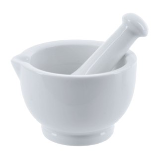 Moździerz do przypraw ceramiczny z tłuczkiem do ucierania przypraw ziół orzechów 10,5 cm