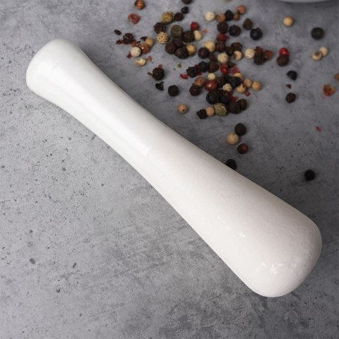 Moździerz do przypraw porcelanowy biały Moździerz do przypraw porcelanowy biały