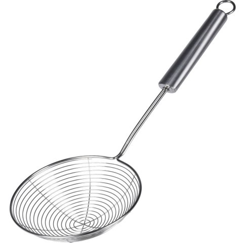 Nabierak szumówka cedzak łyżka cedzakowa stalowa do klusek pierogów frytek 37 cm Nabierak szumówka cedzak łyżka cedzakowa stalowa do klusek pierogów frytek 37 cm