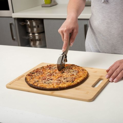 Nóż do pizzy krajalnica krajaczy radełko okrągłe 21 cm Nóż do pizzy krajalnica krajaczy radełko okrągłe 21 cm