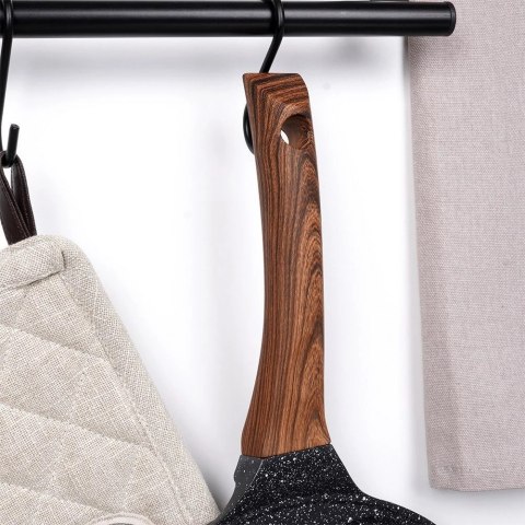Patelnia do jajek granitowa 7 otworów BLACK&WOOD 26 cm Patelnia do jajek granitowa 7 otworów BLACK&WOOD 26 cm