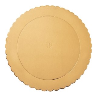 Podkład pod tort, ciasto złoty 26 cm