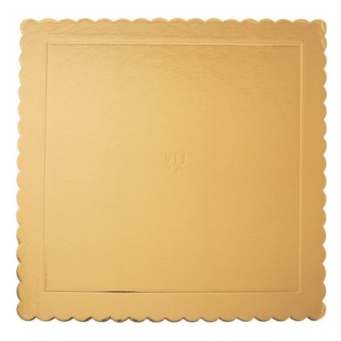 Podkład pod tort, ciasto złoty kwadratowy 34x34 cm Podkład pod tort, ciasto złoty kwadratowy 34x34 cm
