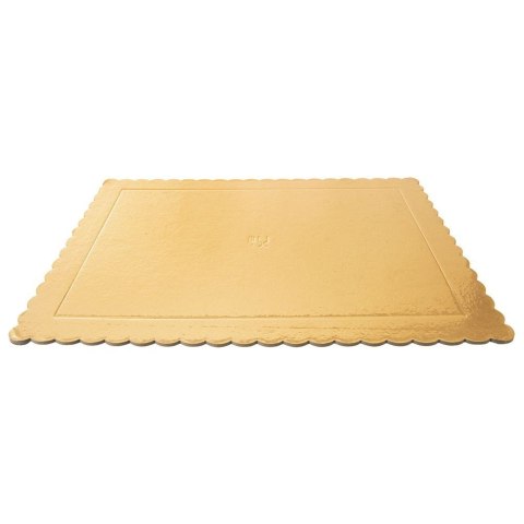 Podkład pod tort, ciasto złoty prostokątny 40x30 cm Podkład pod tort, ciasto złoty prostokątny 40x30 cm