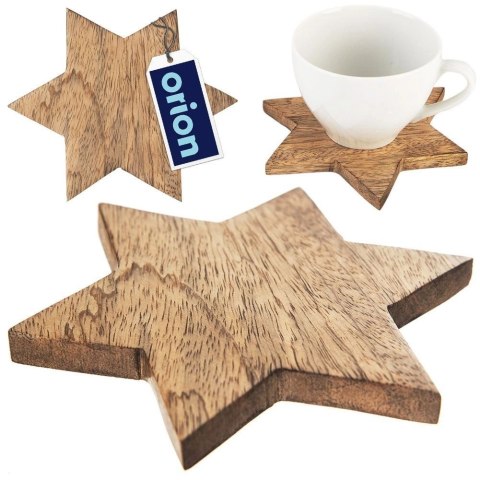 Podstawka pod kubek drewniana 12,5 cm