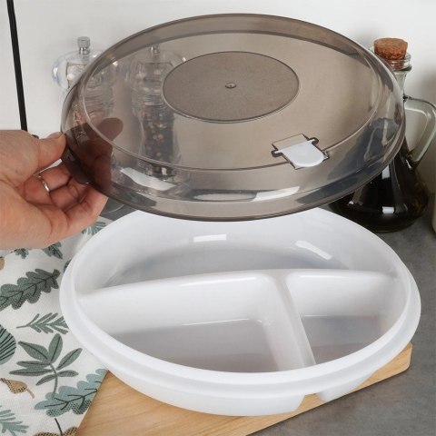Pojemnik do mikrofalówki dzielony 25 cm Pojemnik do mikrofalówki dzielony 25 cm