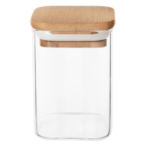 Pojemnik na produkty sypkie szklany z pokrywką i uszczelką 200 ml Pojemnik na produkty sypkie szklany z pokrywką i uszczelką 200 ml