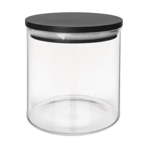 Pojemnik na produkty sypkie szklany z pokrywką i uszczelką 450 ml Pojemnik na produkty sypkie szklany z pokrywką i uszczelką 450 ml