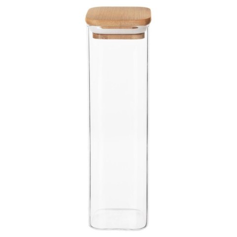 Pojemnik na produkty sypkie szklany z pokrywką i uszczelką 600 ml Pojemnik na produkty sypkie szklany z pokrywką i uszczelką 600 ml