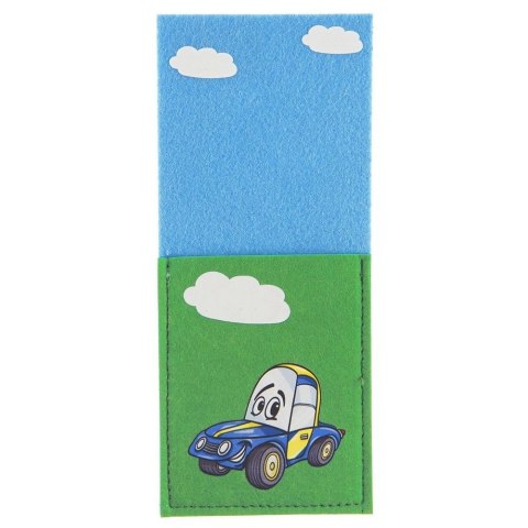 Pokrowiec etui na sztućce AUTO 21x9 cm Pokrowiec etui na sztućce AUTO 21x9 cm