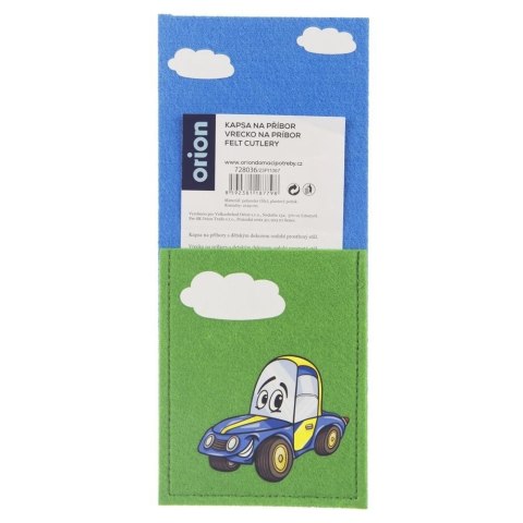 Pokrowiec etui na sztućce AUTO 21x9 cm Pokrowiec etui na sztućce AUTO 21x9 cm