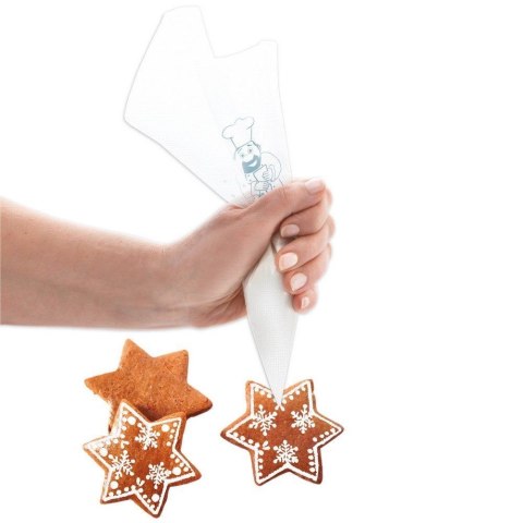 Rękaw worek dekorator cukierniczy do kremu masy dekoracji 39,5 cm zestaw komplet 20 sztuk Rękaw worek dekorator cukierniczy do kremu masy dekoracji 39,5 cm zestaw komplet 20 sztuk