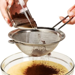 Sitko kuchenne stalowe cedzak durszlak stalowy 15 cm