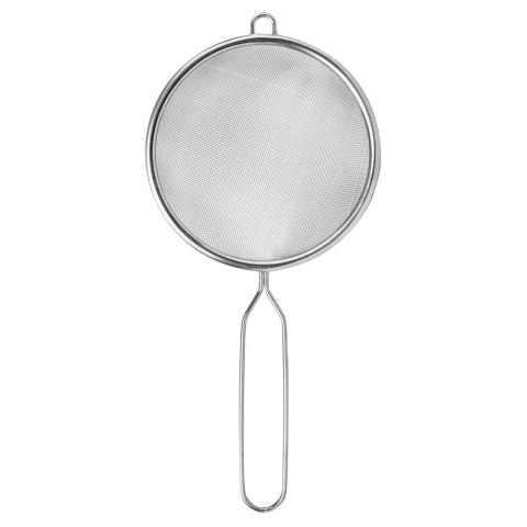 Sitko kuchenne stalowe z rączką okrągłe cedzak durszlak przesiewacz 12 cm Sitko kuchenne stalowe z rączką okrągłe cedzak durszlak przesiewacz 12 cm