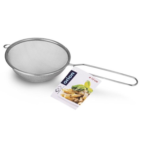 Sitko kuchenne stalowe z rączką okrągłe cedzak durszlak przesiewacz 12 cm Sitko kuchenne stalowe z rączką okrągłe cedzak durszlak przesiewacz 12 cm