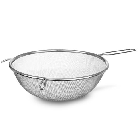 Sitko kuchenne stalowe z rączką okrągłe cedzak durszlak przesiewacz 14 cm Sitko kuchenne stalowe z rączką okrągłe cedzak durszlak przesiewacz 14 cm