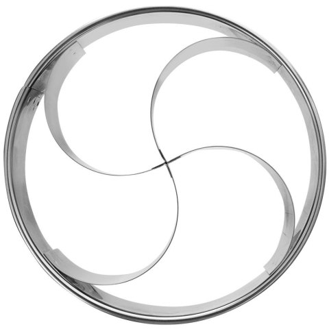 Stalowy wykrawacz do kajzerek forma do bułki kajzerki foremka 10,5 cm Stalowy wykrawacz do kajzerek forma do bułki kajzerki foremka 10,5 cm