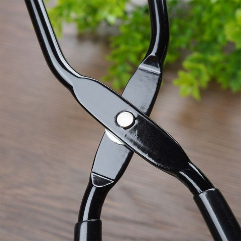 Szczypce grillowe metalowe czarne 31,5 cm Szczypce grillowe metalowe czarne 31,5 cm