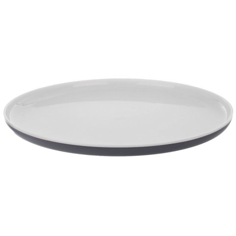 Talerz obiadowy okrągły płytki turystyczny plastikowy płaski nietłukący AURA 25 cm Talerz obiadowy okrągły płytki turystyczny plastikowy płaski nietłukący AURA 25 cm
