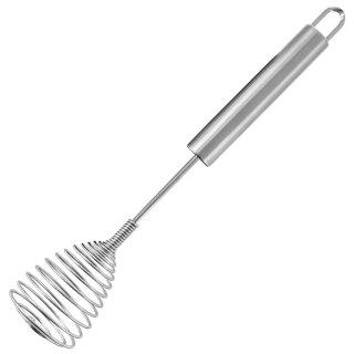 Trzepaczka ubijaczka do piany jaj spiralna kuchenna stalowa 26 cm