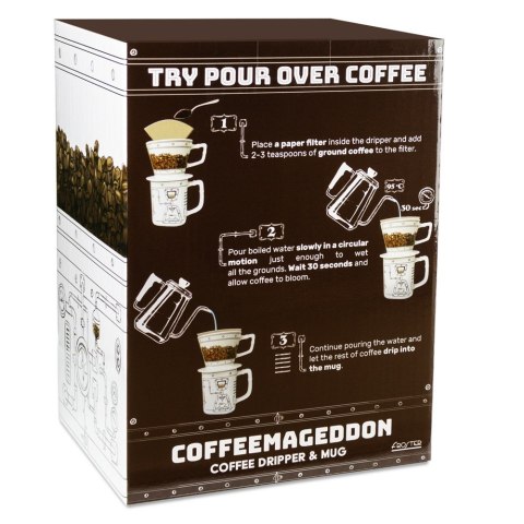 Coffeemageddon Dripper i Kubek do parzenia kawy Coffeemageddon Dripper i Kubek do parzenia kawy