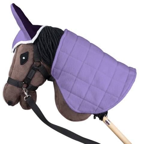 Derka dwustronna i nauszniki Skippi dla Hobby Horse - wrzos i śliwka Derka dwustronna i nauszniki Skippi dla Hobby Horse - wrzos i śliwka