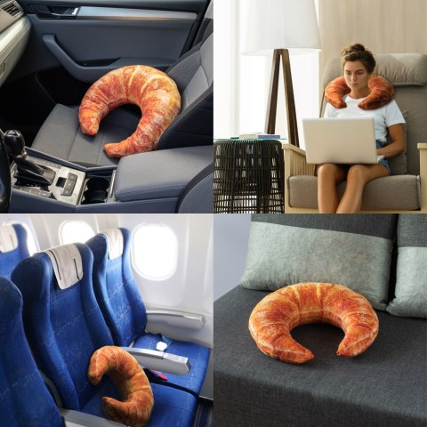 Grzejący Croissant poduszka na szyję kark termofor Grzejący Croissant poduszka na szyję kark termofor