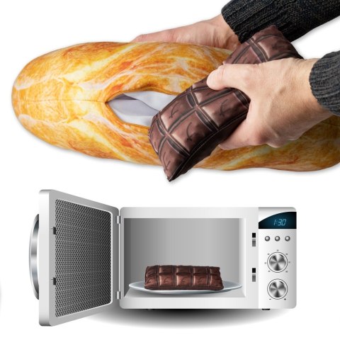 Grzejący Croissant poduszka na szyję kark termofor Grzejący Croissant poduszka na szyję kark termofor