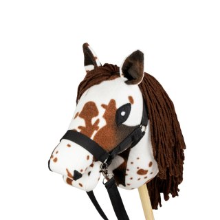 Hobby Horse Skippi - Gniado - srokaty A5 - z kantarem i wodzami - polski
