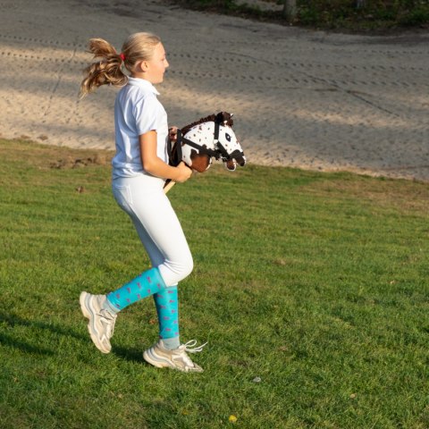 Hobby Horse Skippi - Gniado - srokaty A5 - z kantarem i wodzami - polski Hobby Horse Skippi - Gniado - srokaty A5 - z kantarem i wodzami - polski