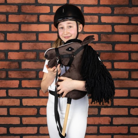 Hobby Horse Skippi - Gniady - duży koń na kiju - A3 - kantar w zestawie Hobby Horse Skippi - Gniady - duży koń na kiju - A3 - kantar w zestawie