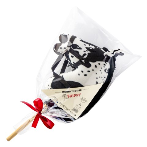 Hobby Horse Skippi - Karo - srokaty - duży koń na kiju - A3 - z kantarem Hobby Horse Skippi - Karo - srokaty - duży koń na kiju - A3 - z kantarem