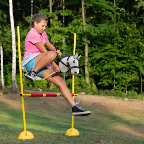 Hobby Horse Skippi - koń na kiju - Szary A5 - kantar i wodze - lekki Hobby Horse Skippi - koń na kiju - Szary A5 - kantar i wodze - lekki